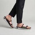 Skechers Urban Contrast Brown Performance Slides
